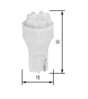 T15 9XLED RED 12V 532755 WB