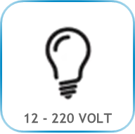 12 - 220 Volt Lampen